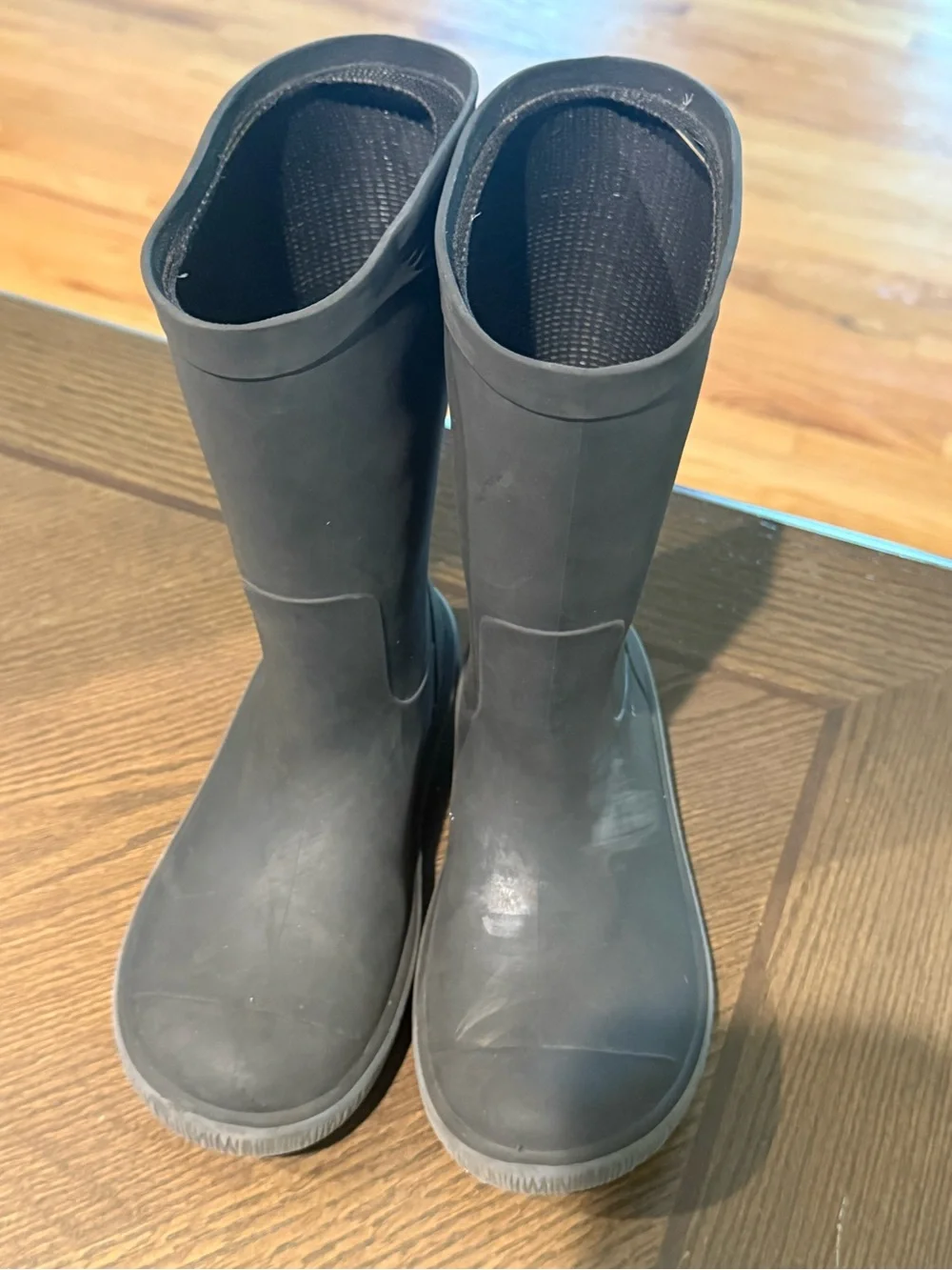 Kids Kamik Black Rain Boot